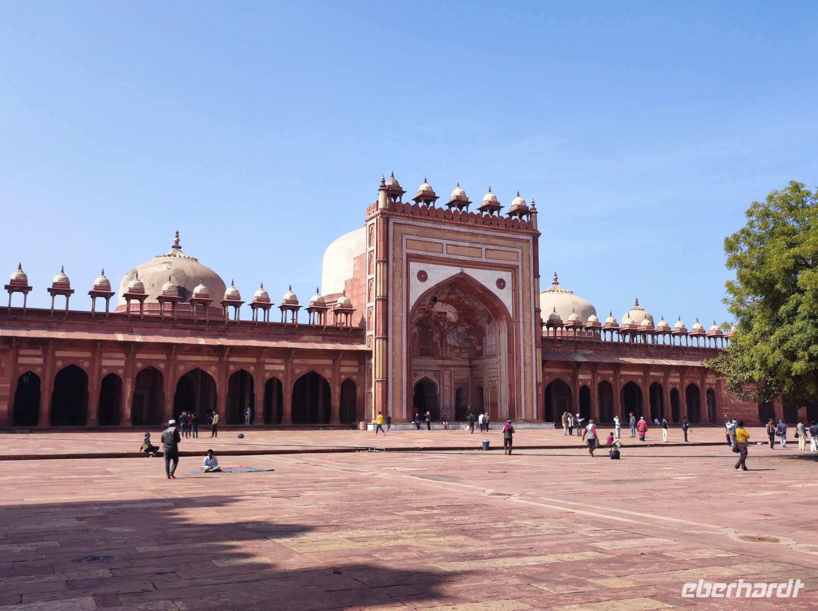 Moschee bei Fatehpur-Sikri - die Geisterstadt (Indien)