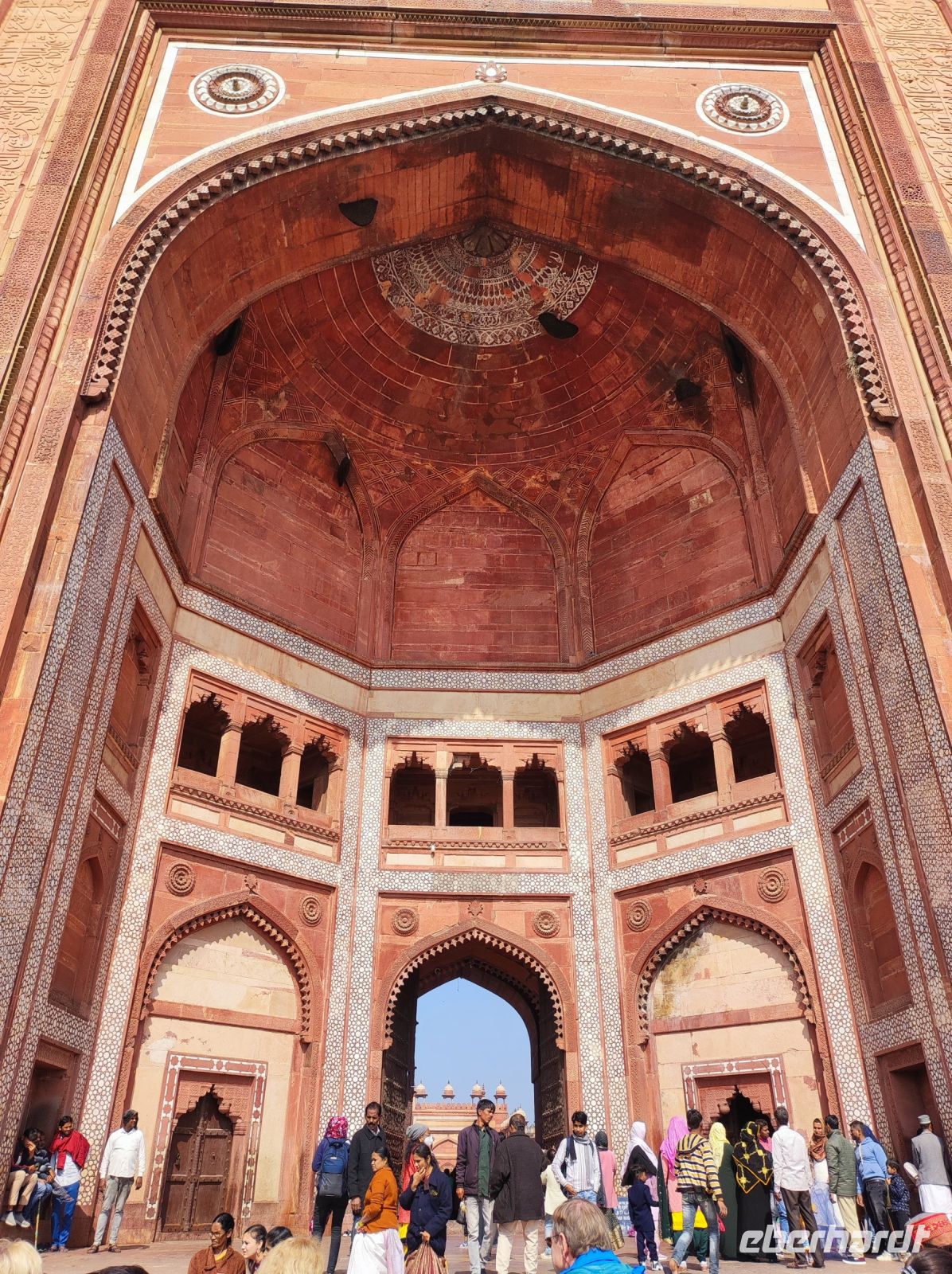 Moschee bei Fatehpur-Sikri - die Geisterstadt (Indien)