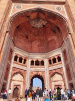 Moschee bei Fatehpur-Sikri - die Geisterstadt (Indien)