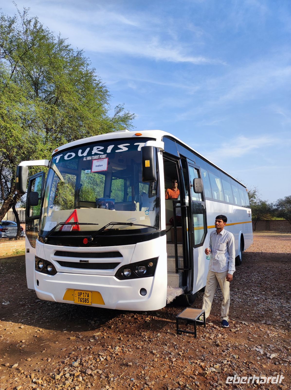 Unser Bus auf der Indien Rundreise