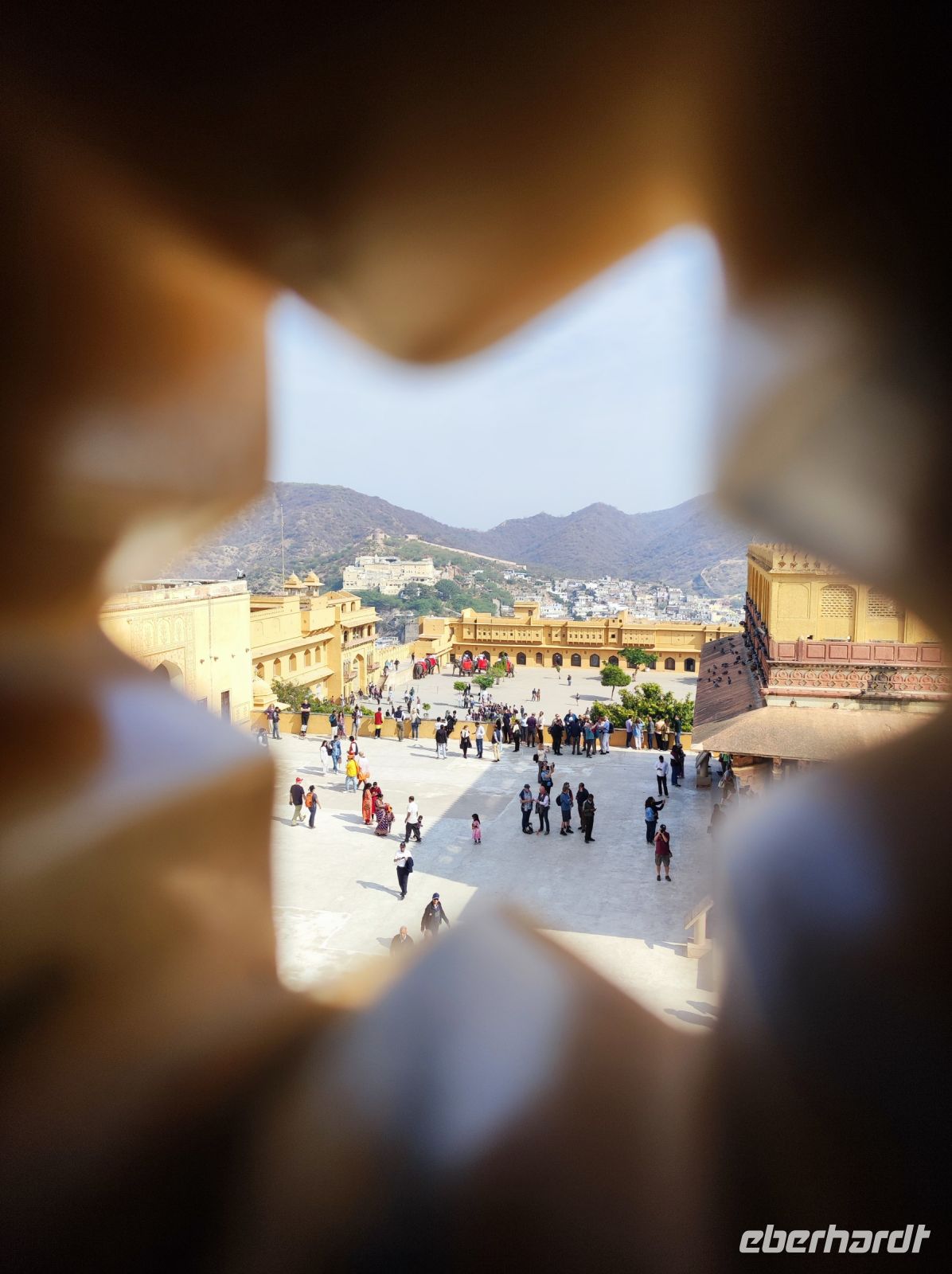 Das Amber Fort in Jaipur, Rajesthan - Indien