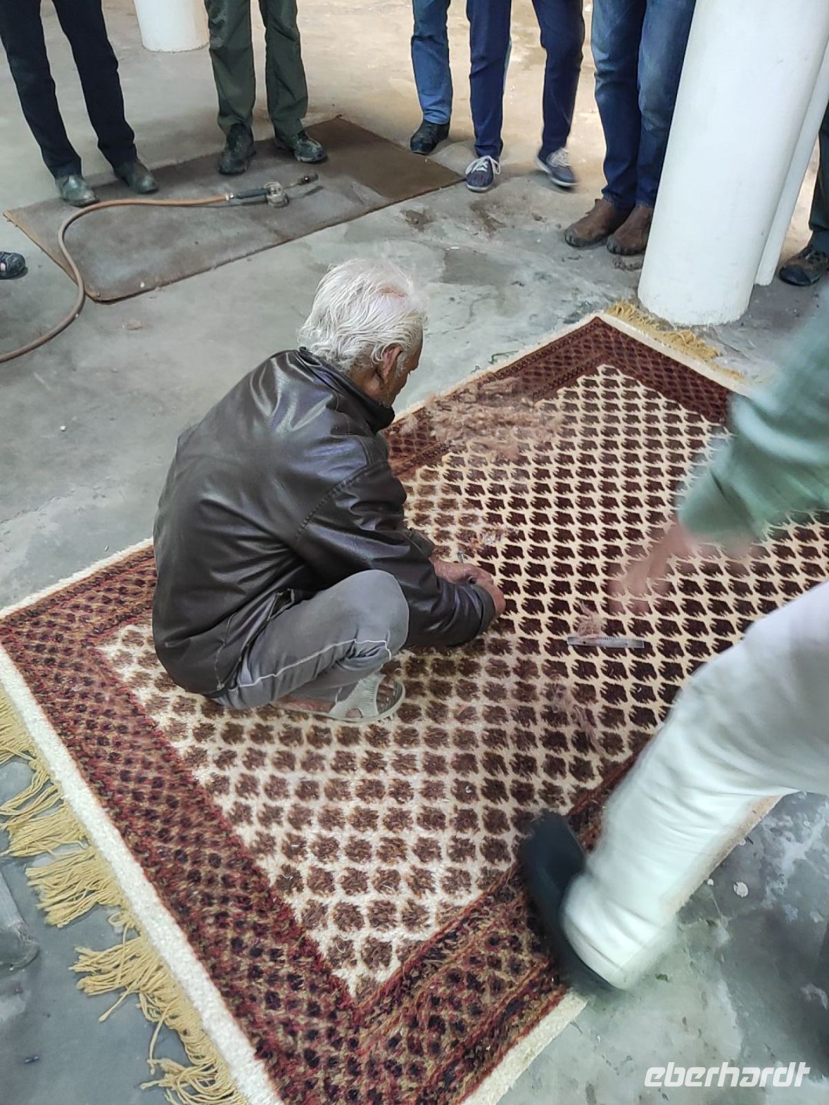 Teppichknüpferei in Jaipur, Rajesthan - Indien