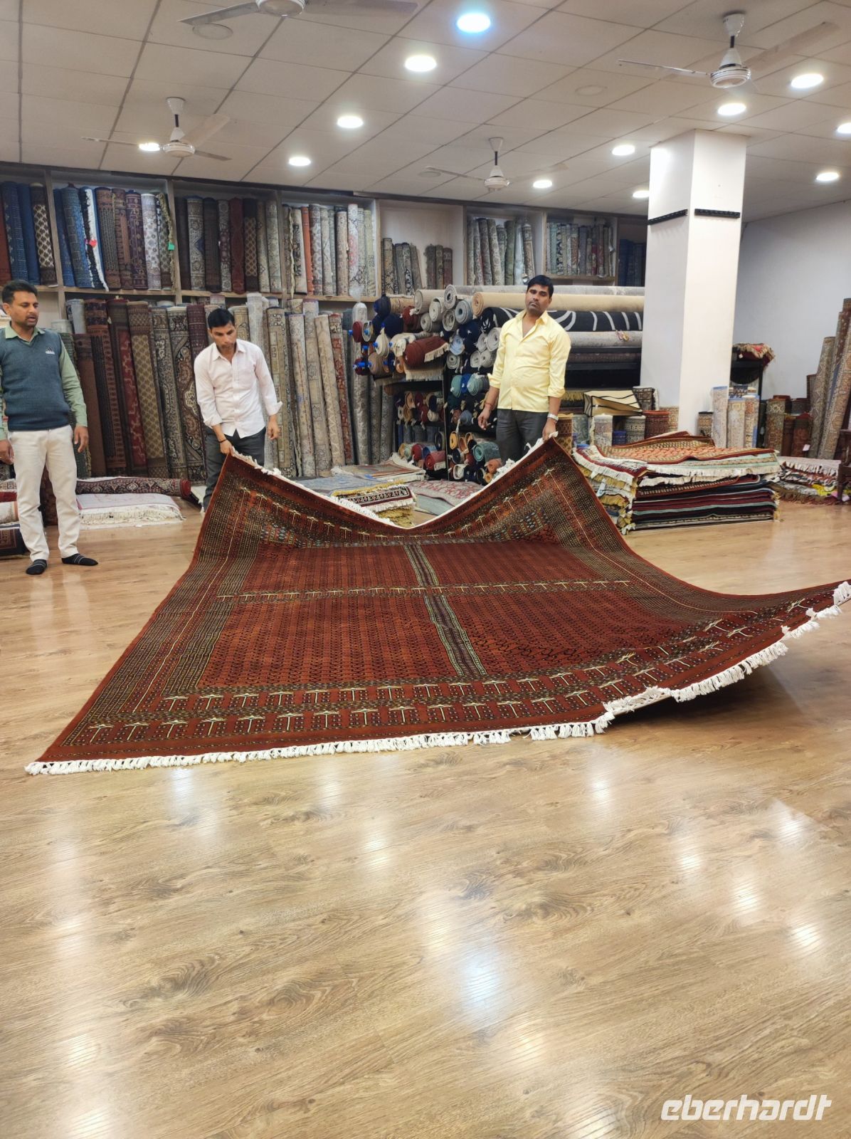 Teppichknüpferei in Jaipur, Rajesthan - Indien