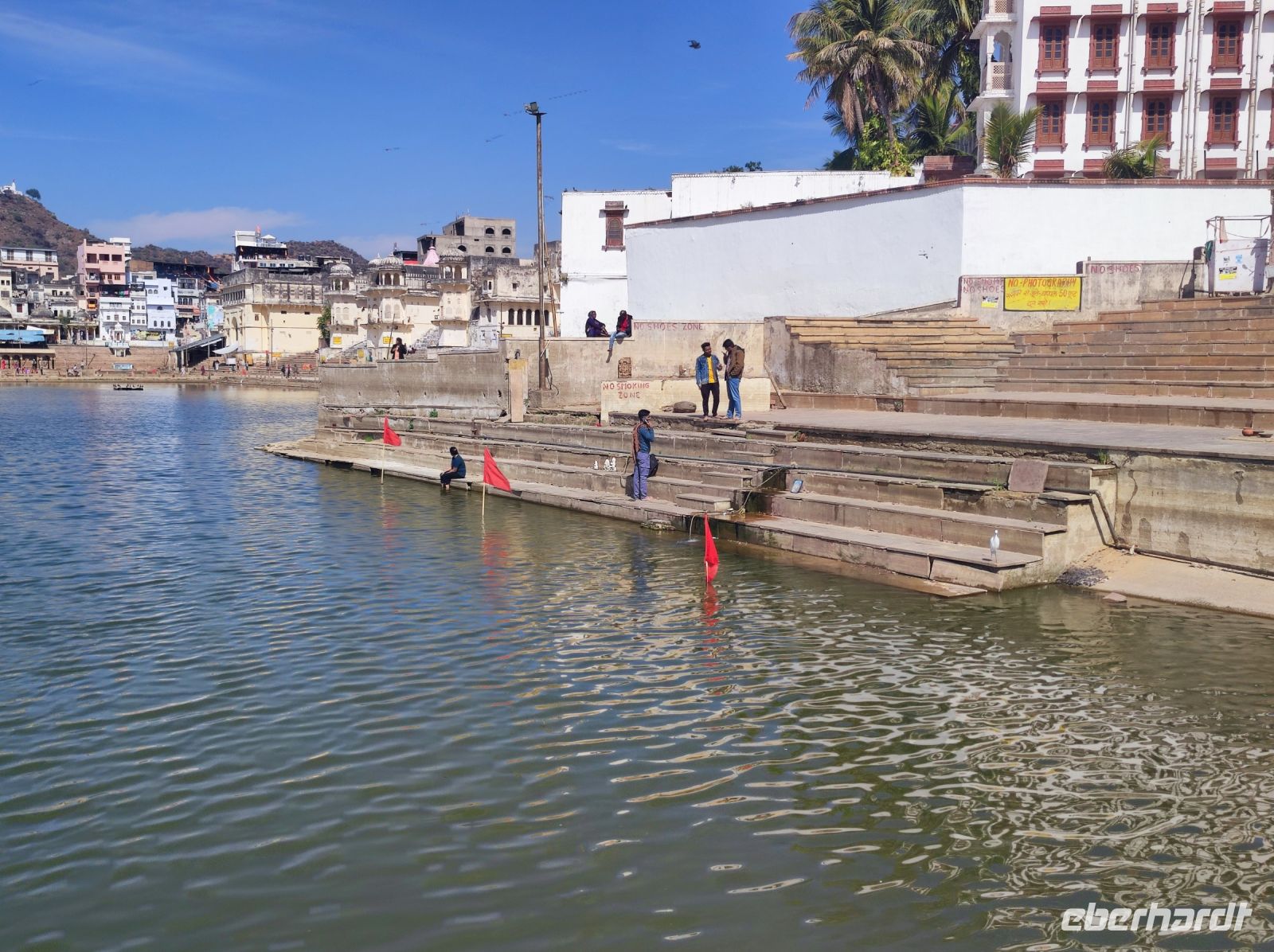 Gahts (Badestellen bzw. Weihestelle) in Pushkar, Rajesthan - Indien