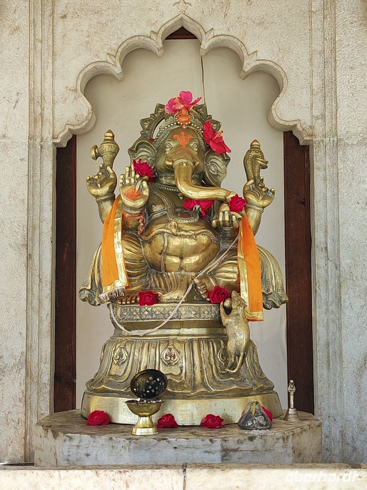 Insel auf dem Pichola-See in Udaipur, Rajesthan - Indien