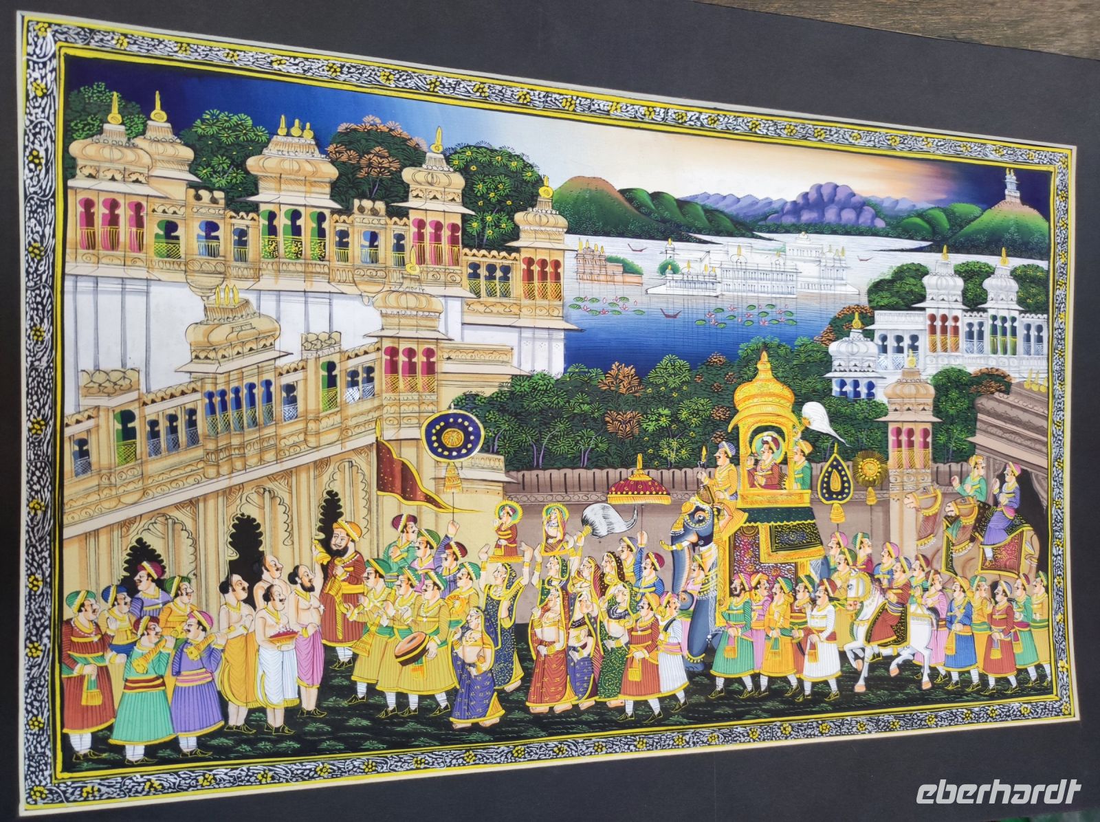 Miniatur Malschule in Udaipur, Rajesthan - Indien