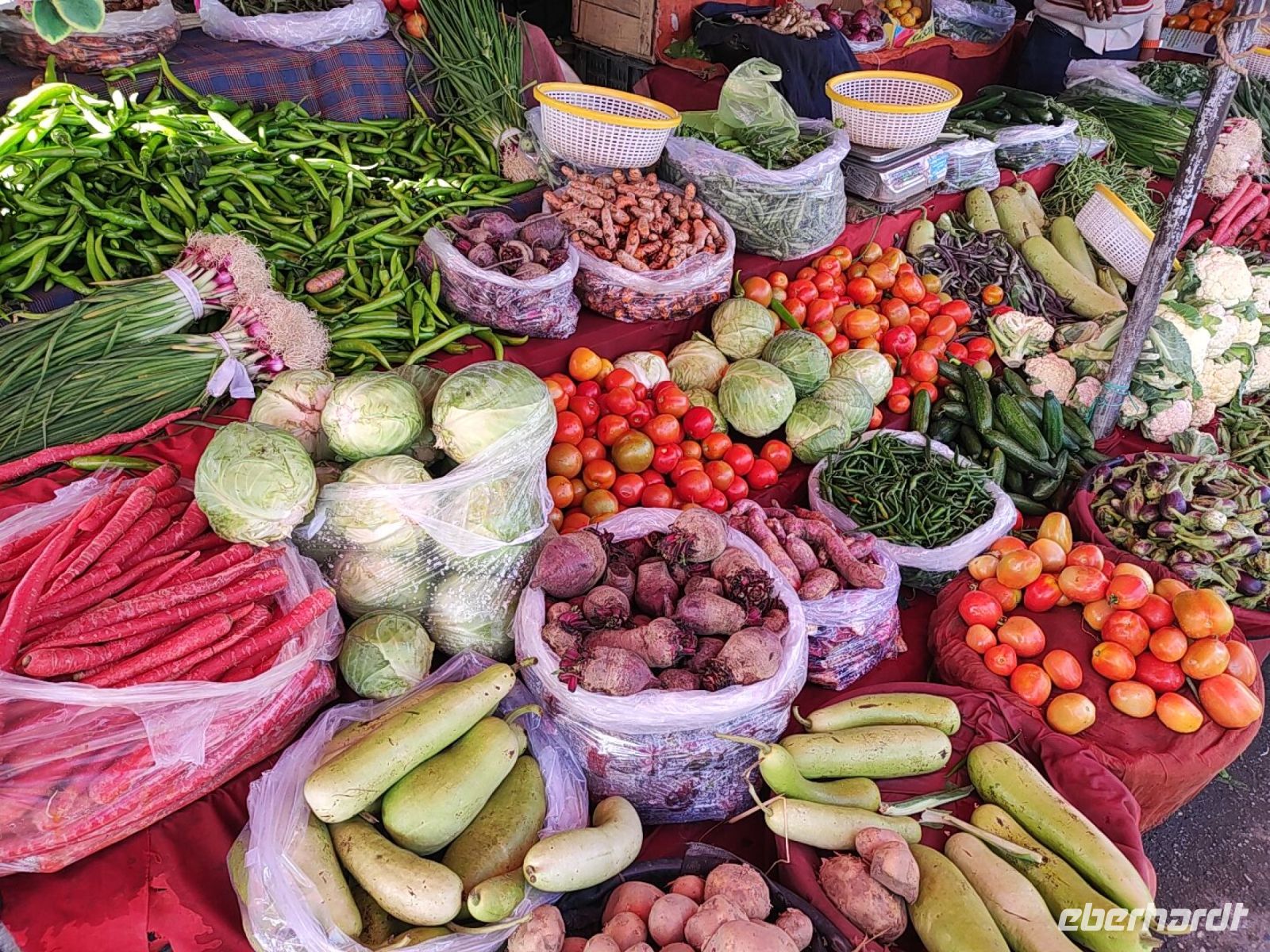 Gemüsehändler in Rajesthan - Indien