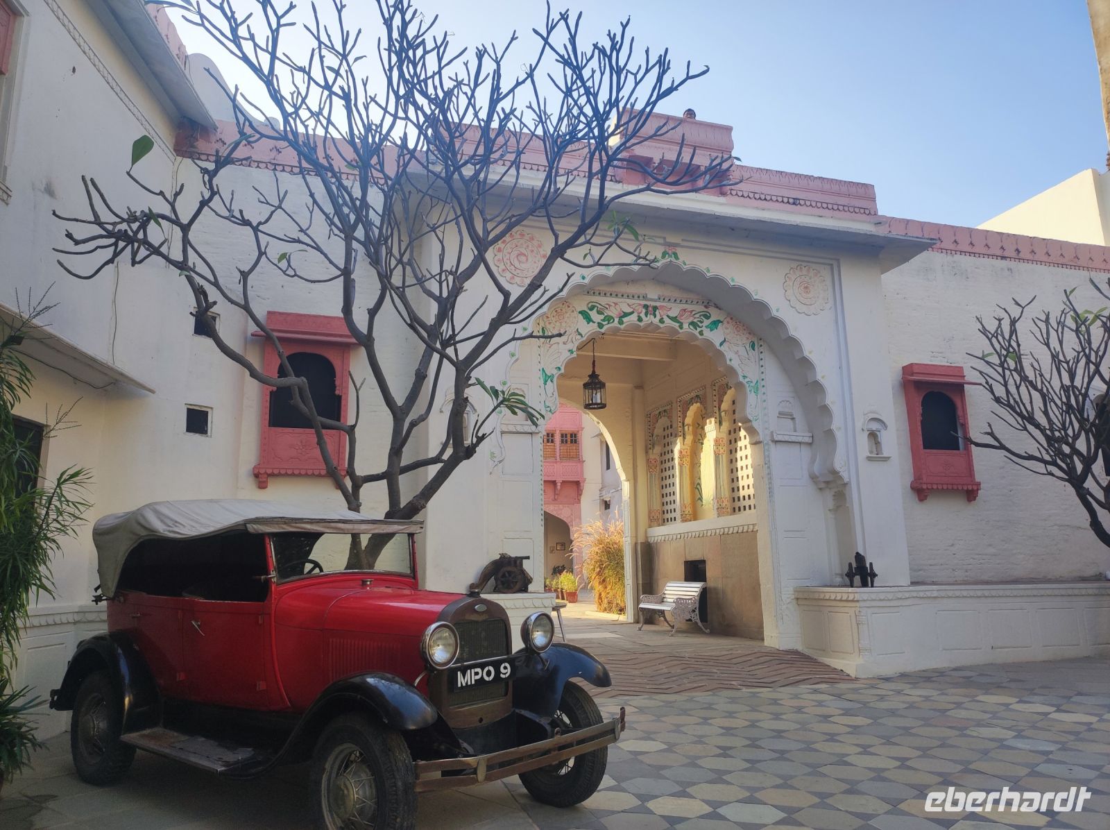 Unser Palasthotel in Jojowar, Rajesthan - Indien