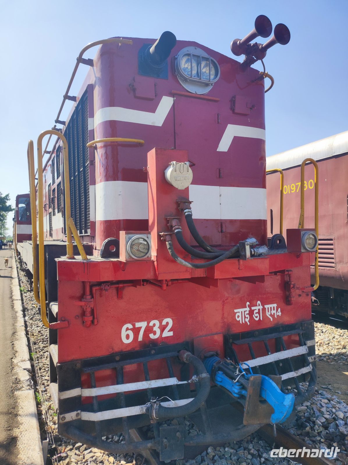 Zug in Jojowar, Rajesthan - Indien