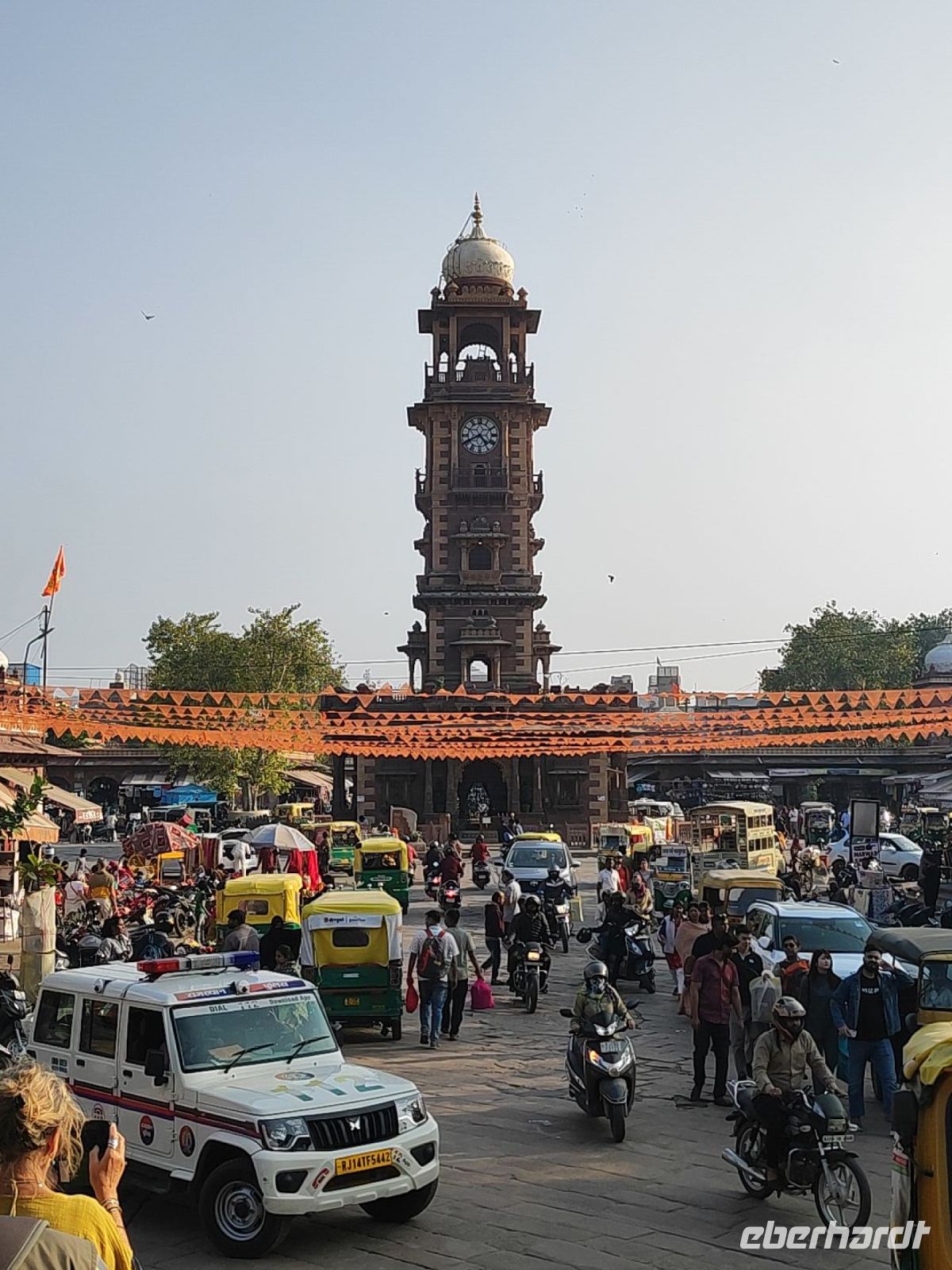Hauptplatz von Jodhpur, Rajesthan - Indien
