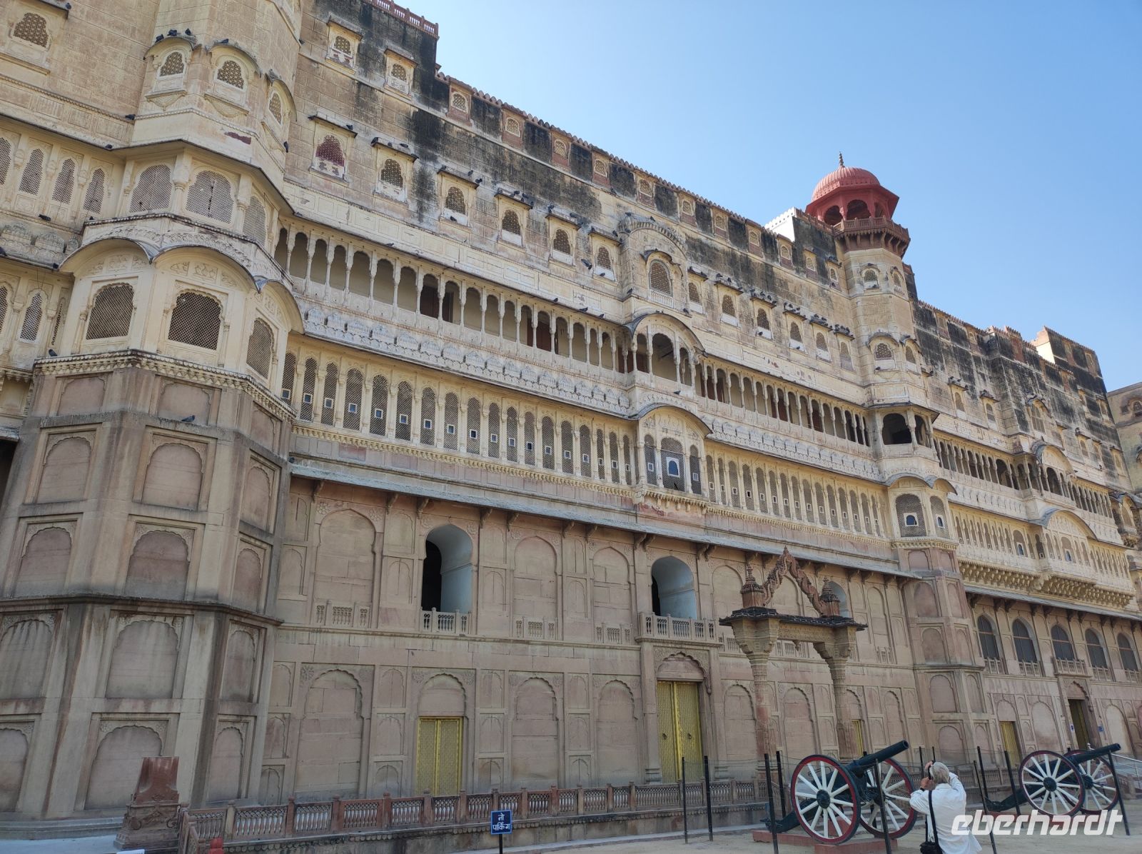Stadtpalast in Bikaner, Rajesthan - Indien