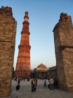 Qutb-Minarett in Neu Delhi - Indien