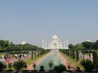 Der erste große Höhepunkt der Reise: Taj Mahal