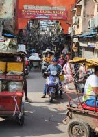 Verkehrschaos in Delhi