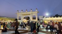 Gurudwaro Bangla Sahib - Sikh Tempel - Delhi - Abendstimmung
