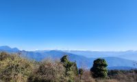 Dochula Pass - Blick zum Himalaya Gebirge