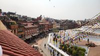 Platz um die Boudhanath Stupa