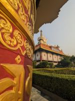 120) Deutsch-gesponsorter buddhistischer Tempel im Lumbini Sanskritiks, Lumbini, Nepal