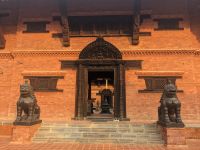 122) Nepalesischer Tempel Lumbini Sanskritik, Lumbini, Nepal