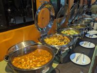 134) Abendessen im Lumbini Buddha Garden Resort, Lumbini, Nepal