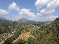 141) Hängebrücke  auf dem Weg von Lumbini nach Pokhara, Nepal