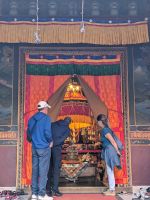 220) Maitreya Buddha Kloster an der Buddha Stupa, Kathmandu, Nepal