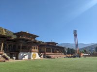 302)  Spaziergang durch die Stadt Thimphu, Bhutan