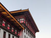 317) Dzong von Thimphu, Arbeits- und Wohnsitz des Königs, Thimphu, Bhutan