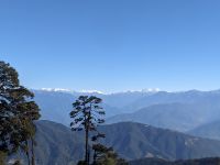 328) Doschula-Pass auf über 3.000m Höhe bei bester Sicht, Bhutan