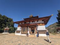 343)  Fruchtbarkeitskloster bei Punakha, Bhutan