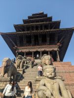 453) Nyatapola Tempel, Bhaktapur - Spaziergang, Kathmandu, Nepal