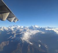 462) Mount Everest Flug - Blick auf den Mount Everest - von Kathmandu, Nepal
