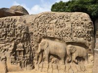 Höhlentempel Krishna Mandapam