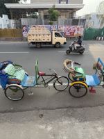 Rikschafahrt durch Pondicherry