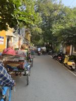 Rikschafahrt durch Pondicherry