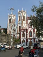 Rikschafahrt durch Pondicherry