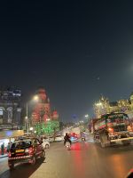 Taxifahrt durch Mumbai by night