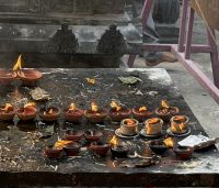 Butterlampen im Sri Ekambaranathar Tempel Kranchipuram &ndash; &copy; Sabine Reckord (Eberhardt TRAVEL)