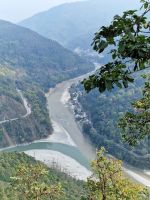 Fotostopp am View-Point Lovers Meet: Zusammenfluss von Teesta und Rangeet &ndash; &copy; Andrey Kulikov (Eberhardt TRAVEL)