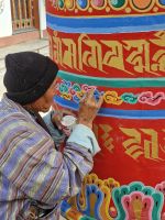 Künstler bei der Arbeit, am Pho Chhu &ndash; &copy; Andrey Kulikov (Eberhardt TRAVEL)