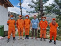 Straßenbauarbeiter in Bhutan &ndash; &copy; Andrey Kulikov (Eberhardt TRAVEL)