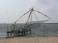 Chinesische Fischernetze