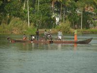 Fähre in den Backwaters