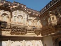innerer Palasthof des Meherangarh