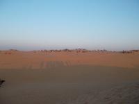 ... bis wir die Sanddünen bei Sam erreichten. 