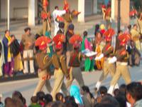 die Flagge wird präsentiert