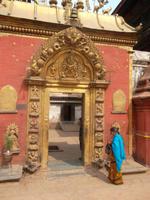 Goldenes Tor am Palast von Bhaktapur