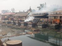 So sieht der heilige Verbrennungsplatz von Pashupatinath aus