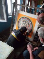 In einer Tangka-Malschule