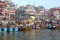 Heilige Stadt Varansi am Ganges